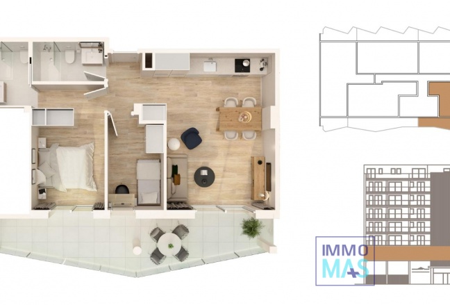 Nieuwbouw  - Apartment - Moncofa - Playa de Moncofa