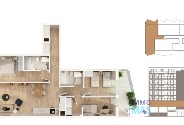 Nieuwbouw  - Apartment - Moncofa - Playa de Moncofa