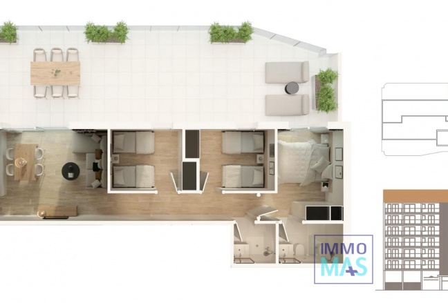 Nieuwbouw  - Apartment - Moncofa - Playa de Moncofa