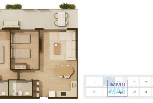 Nieuwbouw  - Apartment - Moncofa - Playa de Moncofa