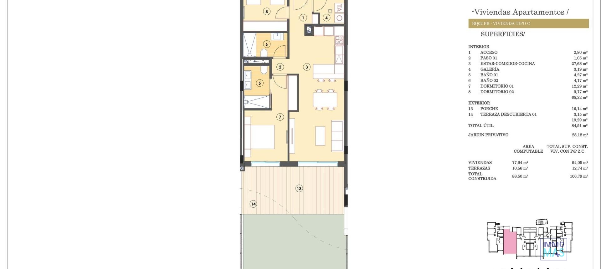 New Build - Apartment - Finestrat - Campana garden