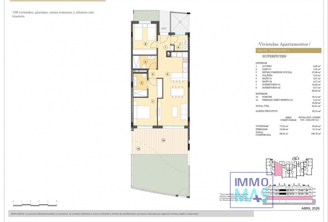 New Build - Apartment - Finestrat - Campana garden