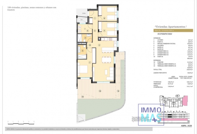 New Build - Apartment - Finestrat - Campana garden