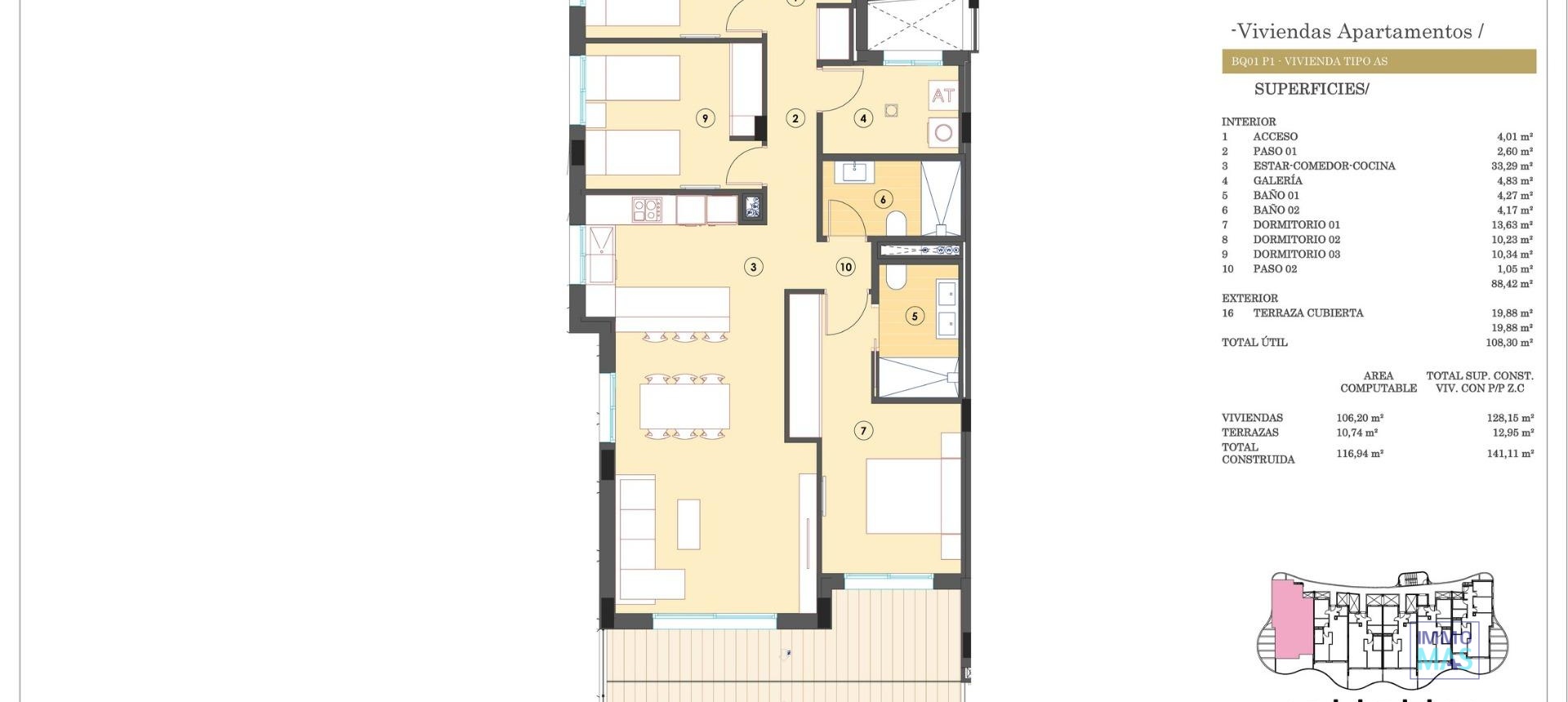 New Build - Apartment - Finestrat - Campana garden