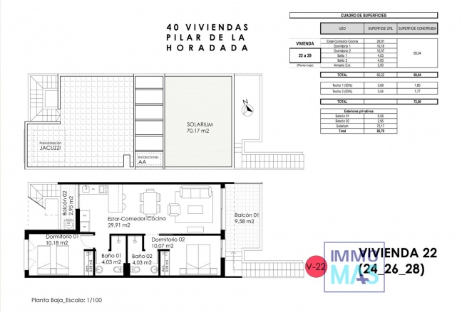 Nieuwbouw  - Apartment - Pilar de la Horadada - pueblo