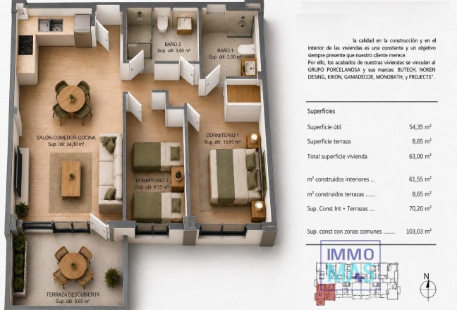 Nieuwbouw  - Apartment - Villajoyosa - Cala de Finestrat