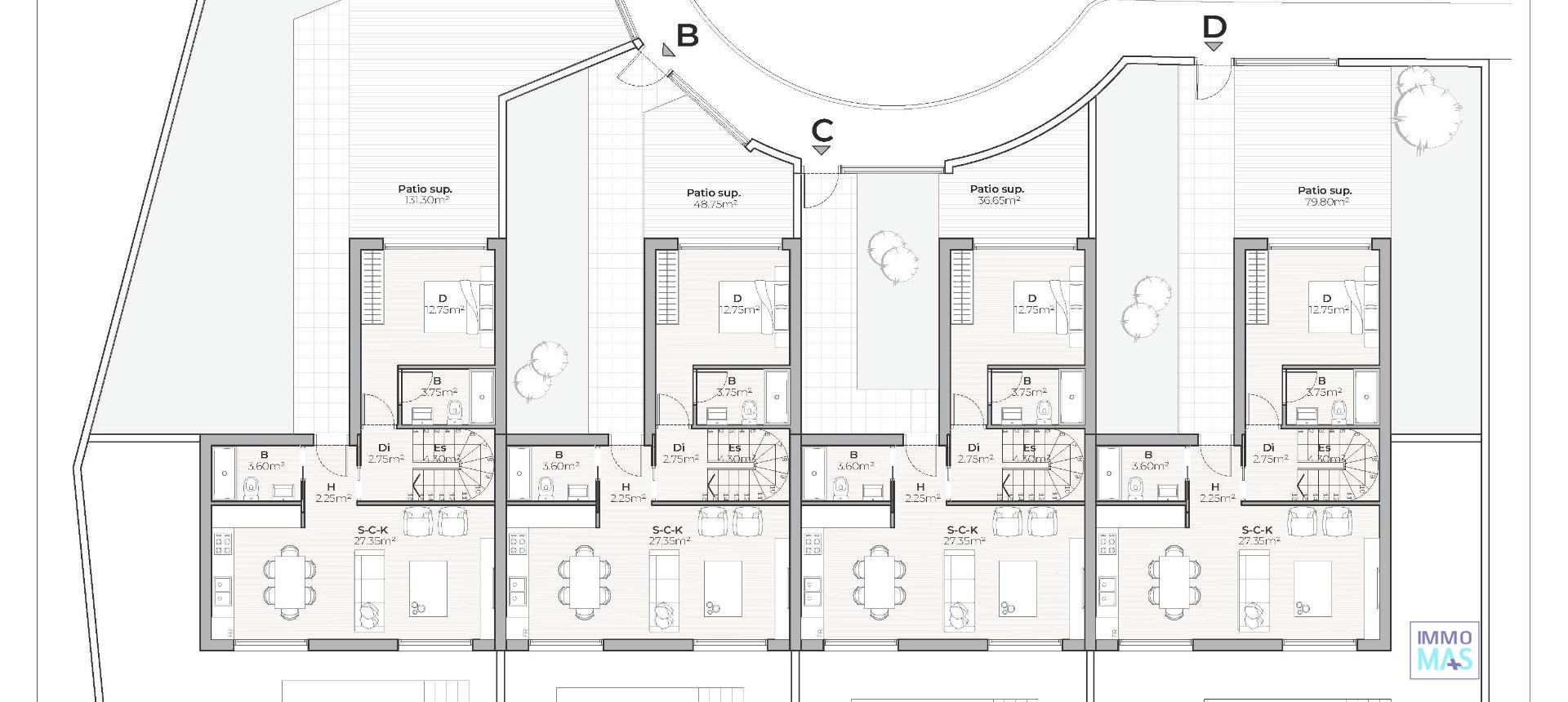 New Build - Townhouse - Mazarron - Country Club