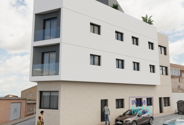 New Build - Apartment - Mazarron - pueblo