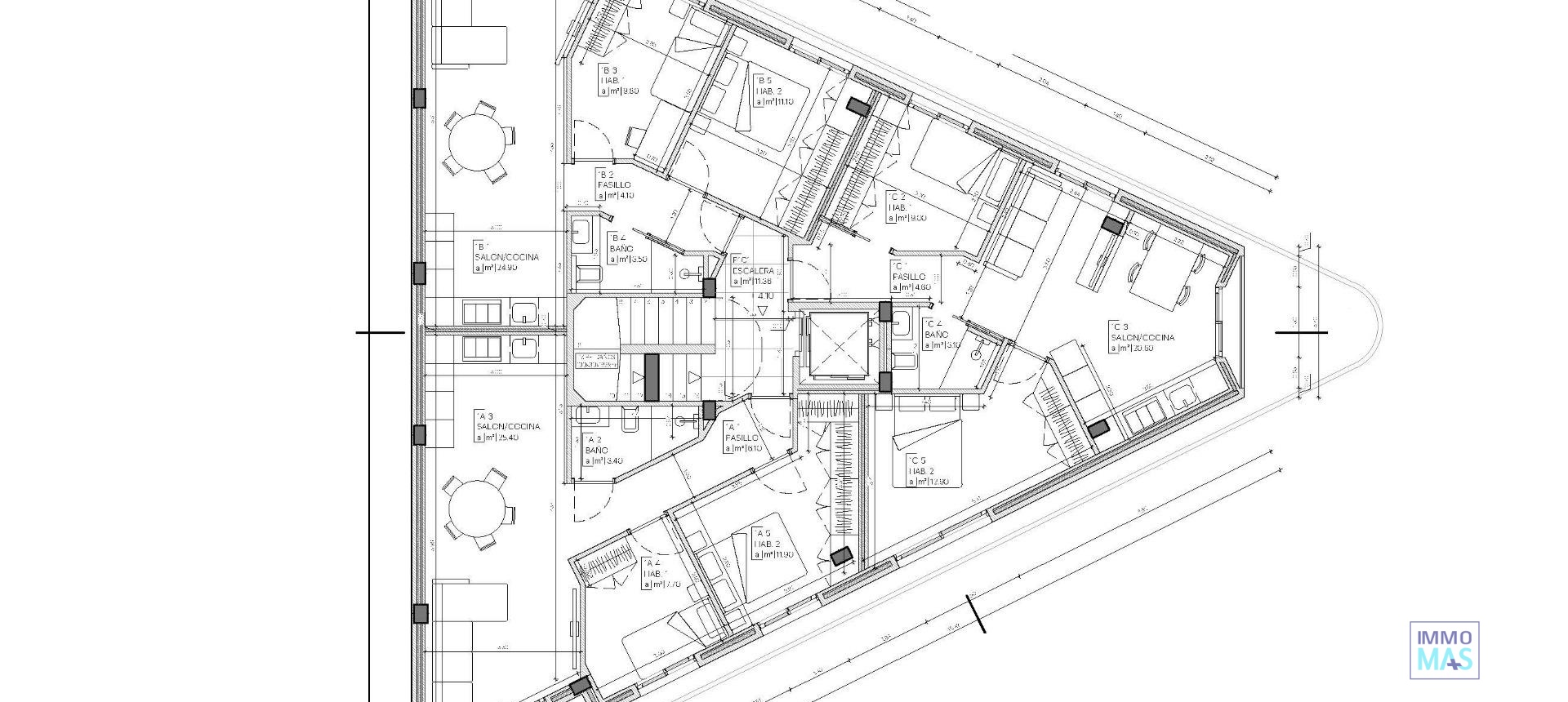 New Build - Apartment - Mazarron - pueblo