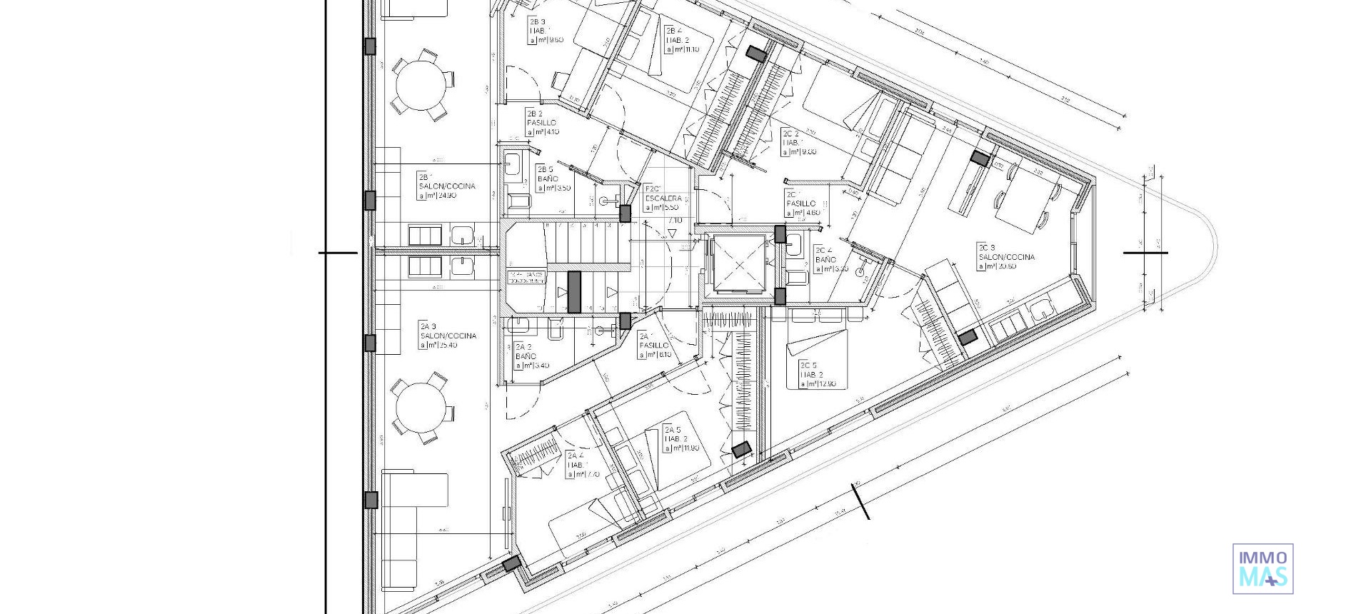 New Build - Apartment - Mazarron - pueblo
