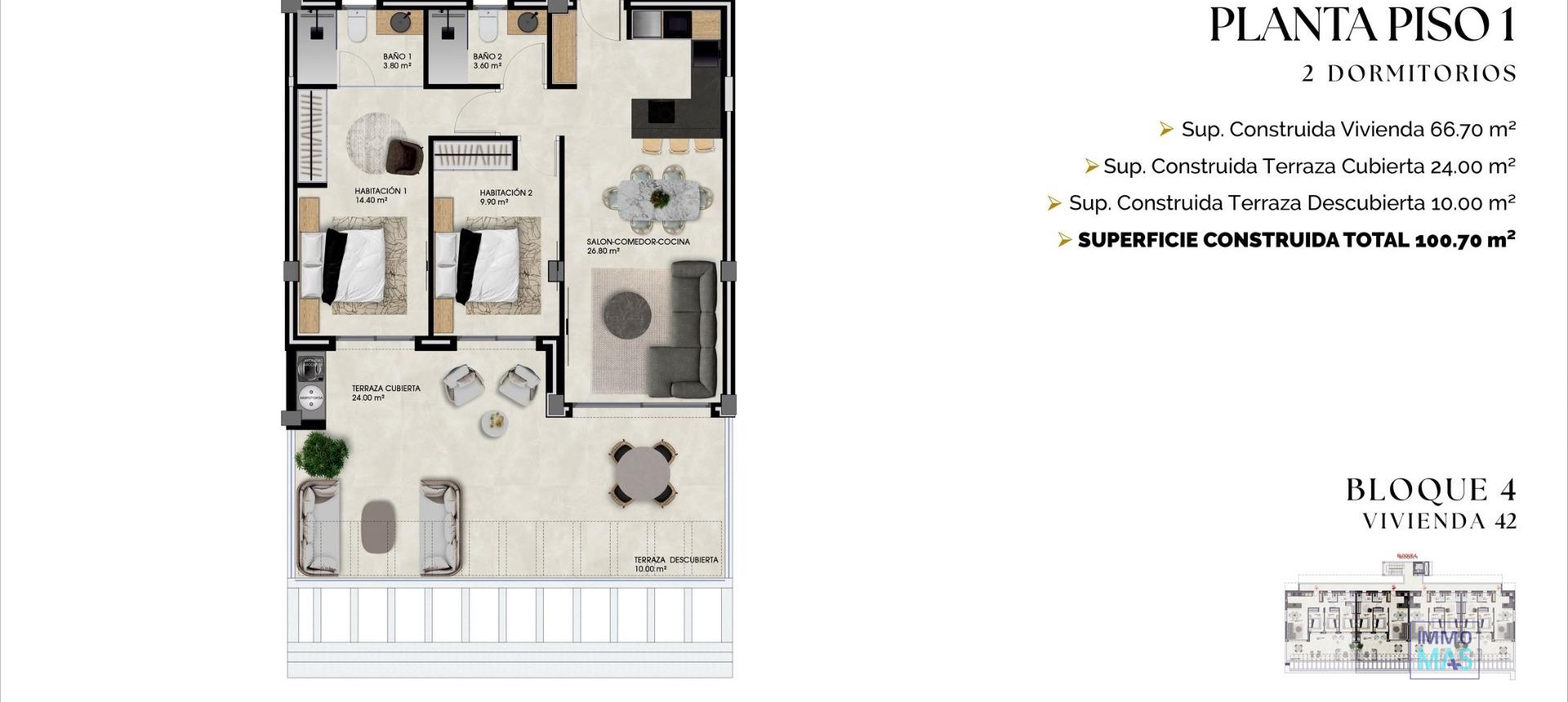 New Build - Apartment - Finestrat - Balcón de finestrat