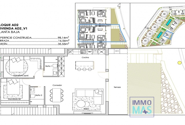 New Build - Apartment - Torre Pacheco - Santa Rosalia Lake And Life Resort