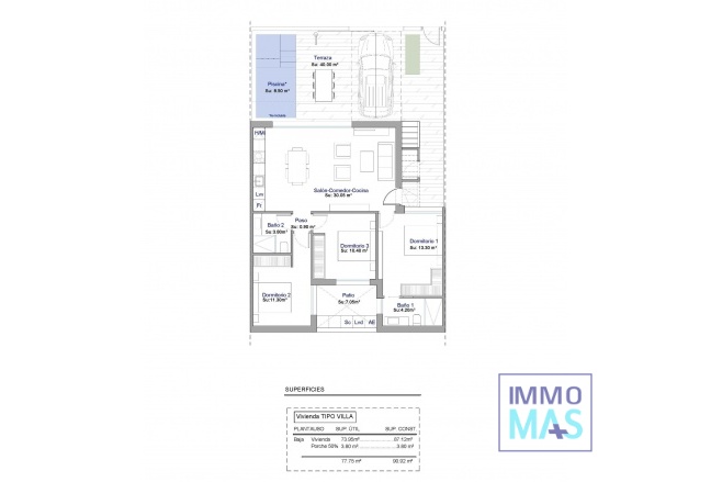 New Build - Townhouse - Alhama De Murcia - Condado De Alhama