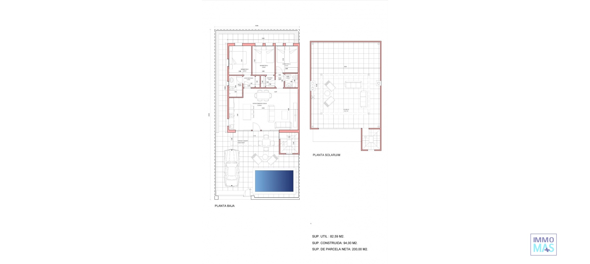 Nouvelle construction - Villa - Fuente Álamo - La Pinilla