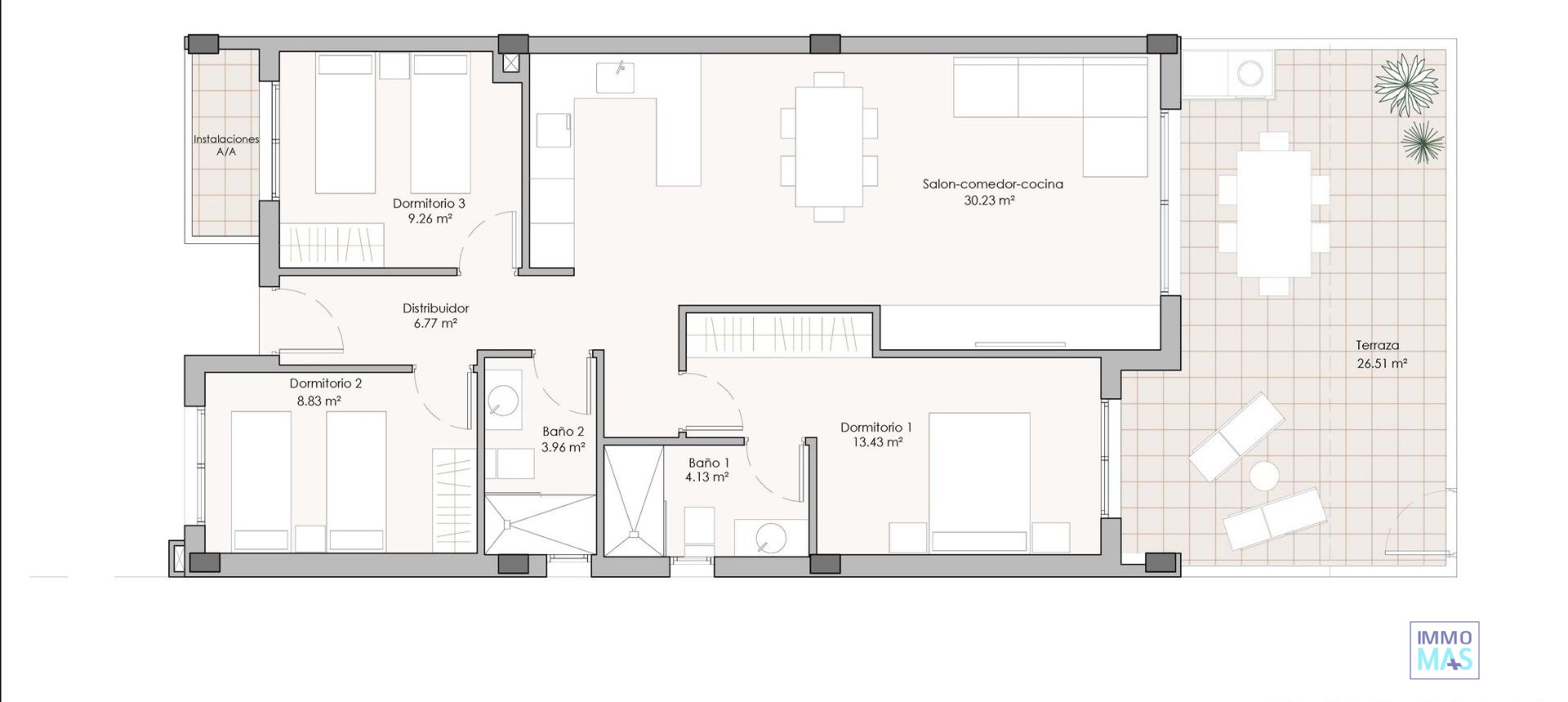 New Build - Apartment - Pulpi - Aguilón Golf