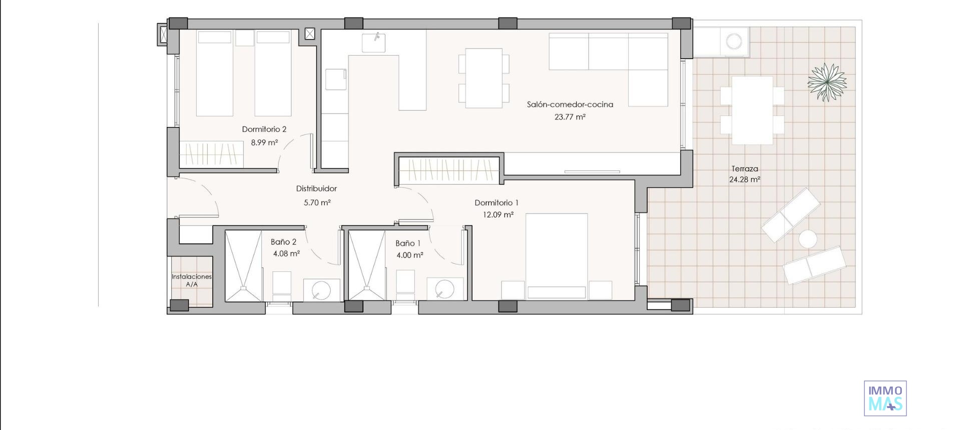 New Build - Apartment - Pulpi - Aguilón Golf
