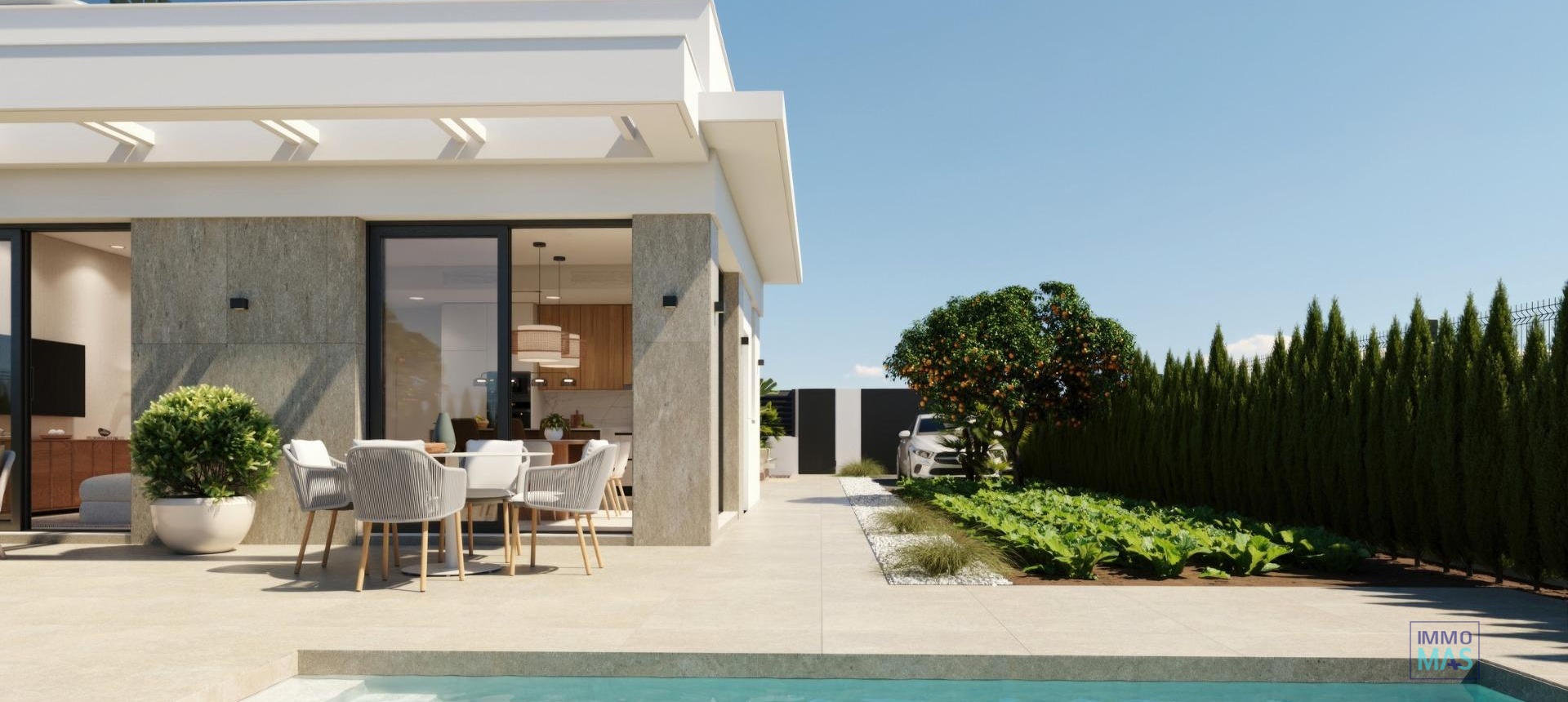 Nouvelle construction - Villa - Fuente Álamo - Hacienda Del Álamo Golf