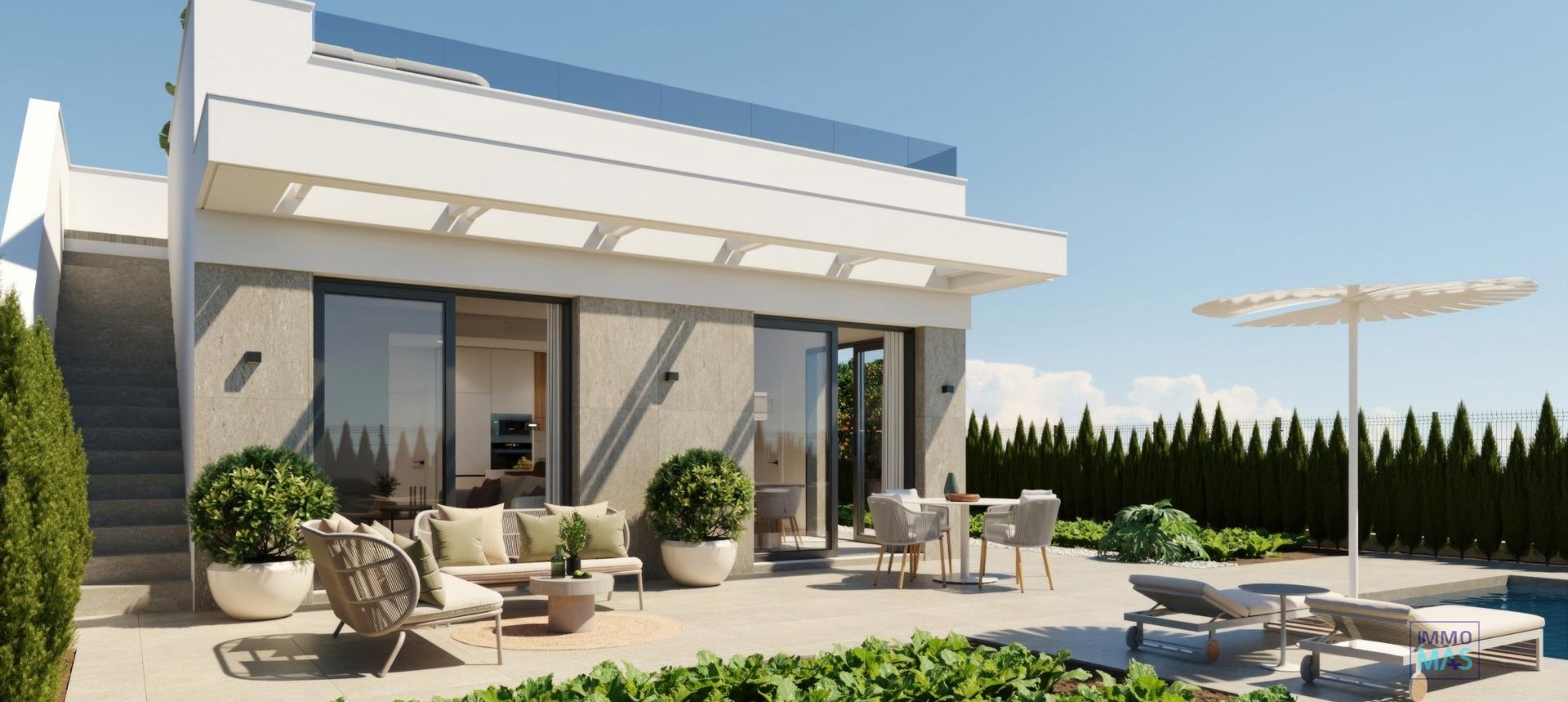 Nouvelle construction - Villa - Fuente Álamo - Hacienda Del Álamo Golf