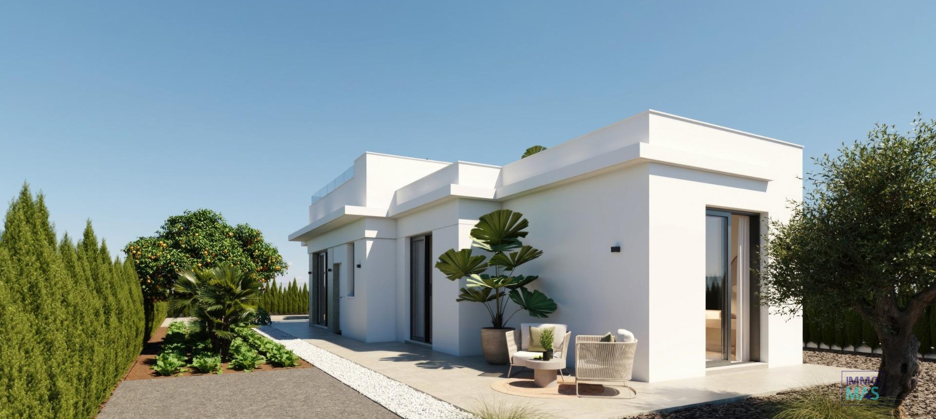 Nouvelle construction - Villa - Fuente Álamo - Hacienda Del Álamo Golf