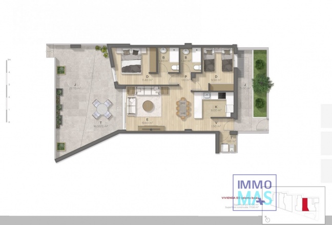 New Build - Apartment - Puerto de Mazarron - El Alamillo