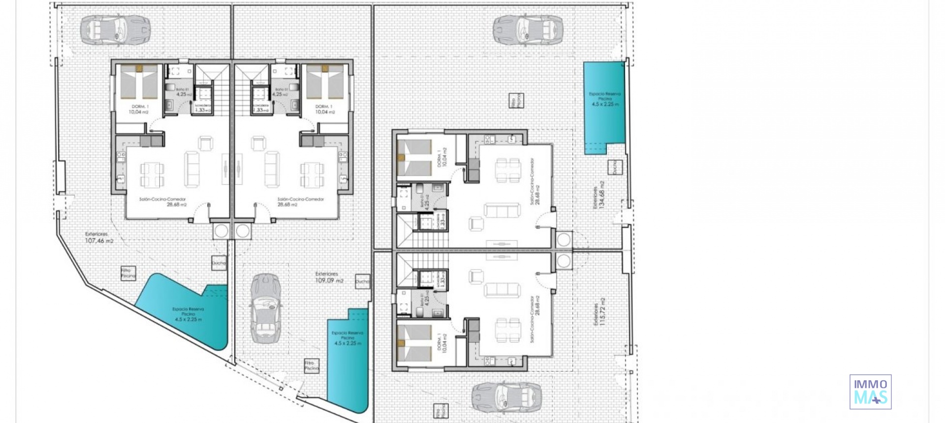 Nieuwbouw  - Semidetached - Pilar de la Horadada - pueblo