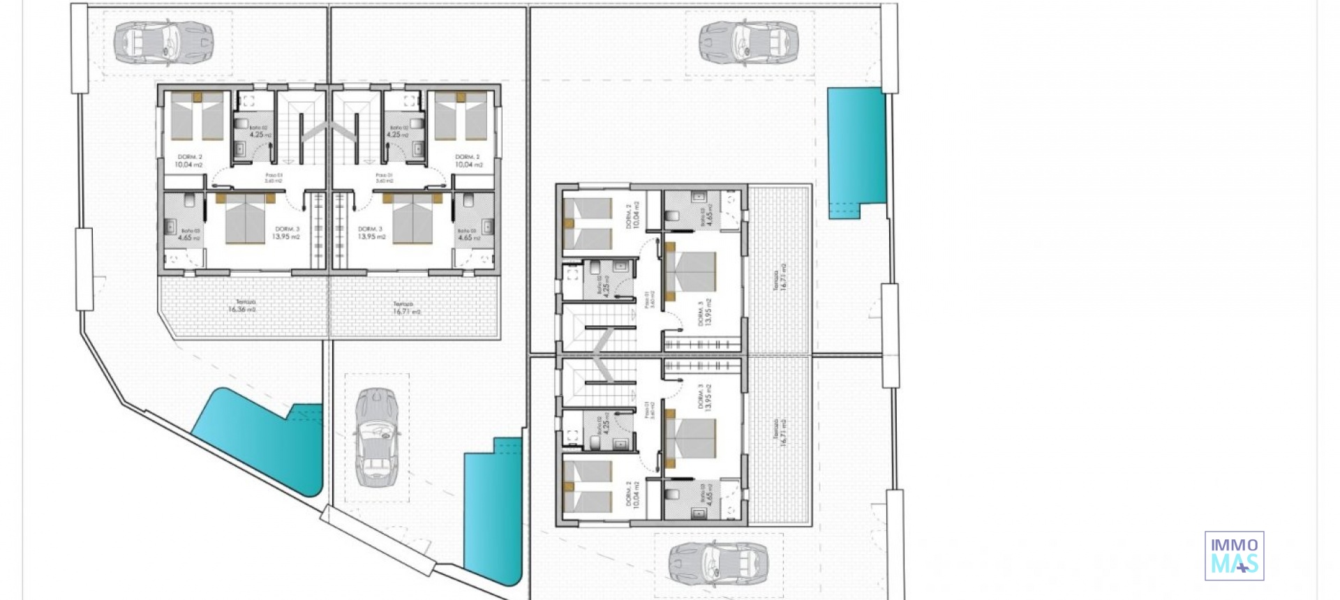 Nieuwbouw  - Semidetached - Pilar de la Horadada - pueblo