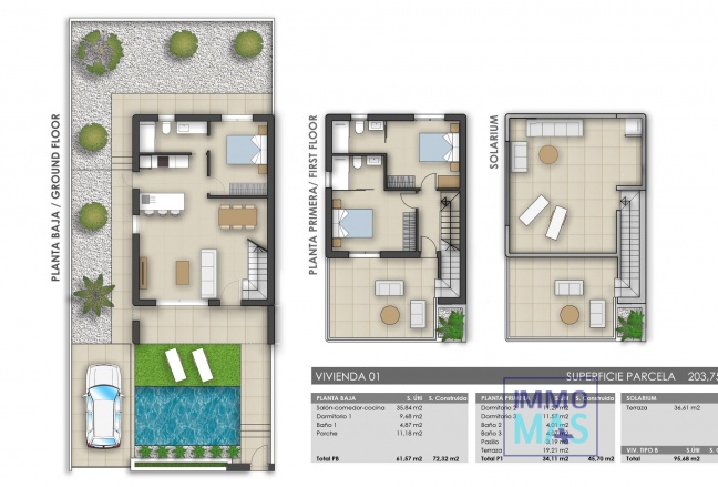 Nouvelle construction - Villa - Pilar de la Horadada - Polideportivo