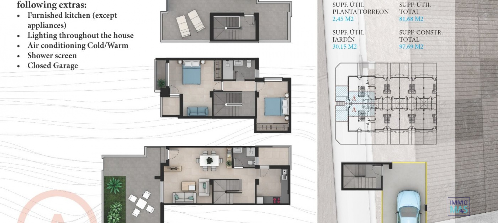 New Build - Townhouse - La Manga del Mar Menor - La Manga