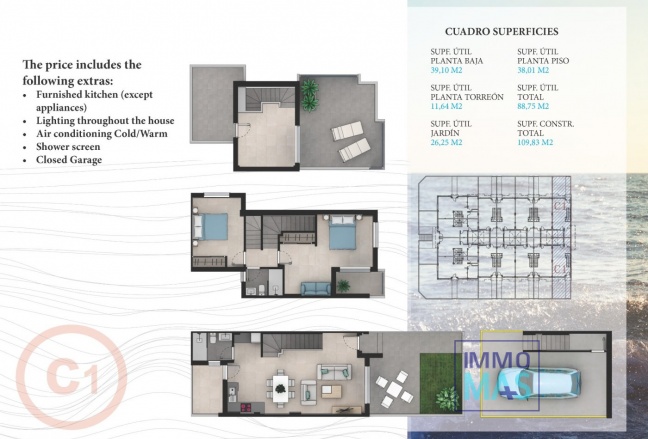 New Build - Townhouse - La Manga del Mar Menor - La Manga