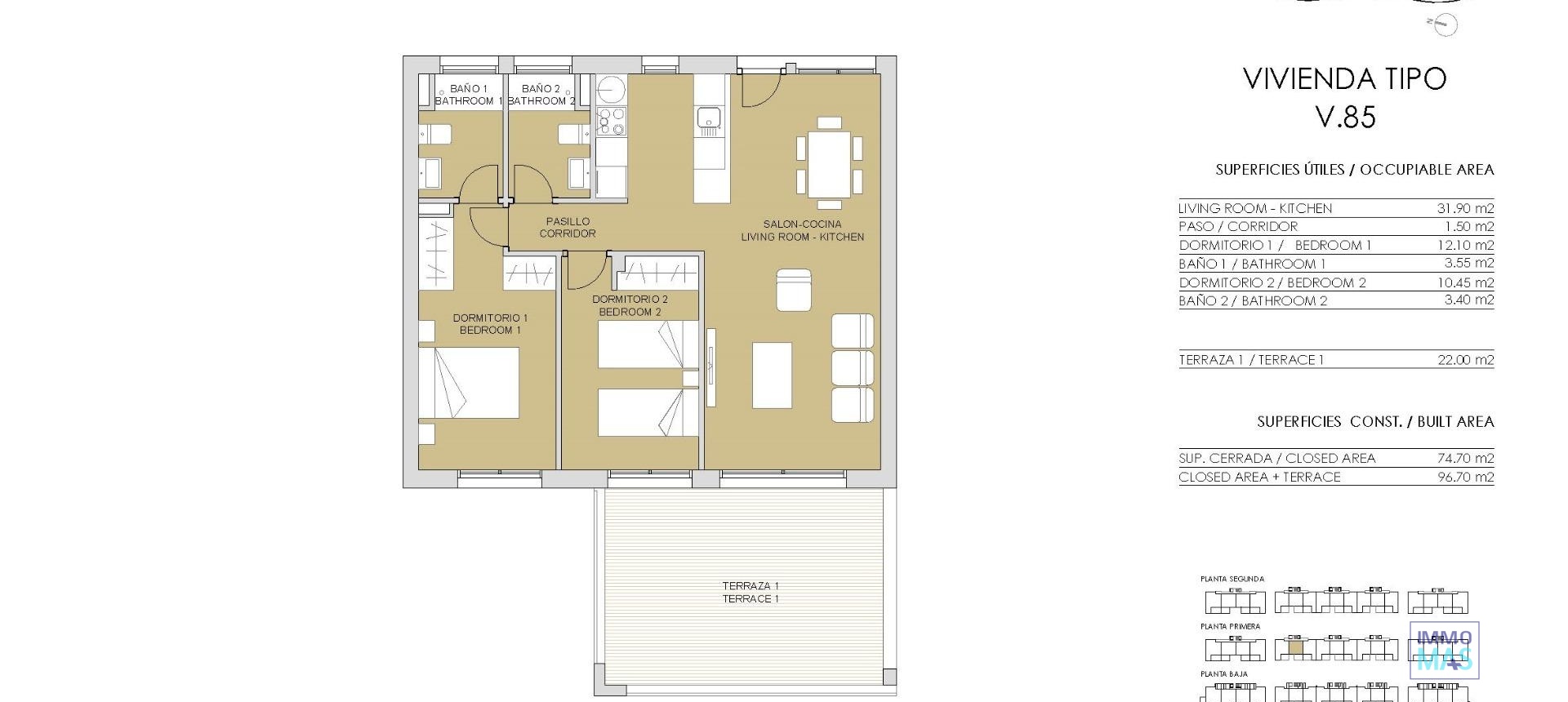 New Build - Apartment - Pilar de la Horadada - Lo Romero Golf