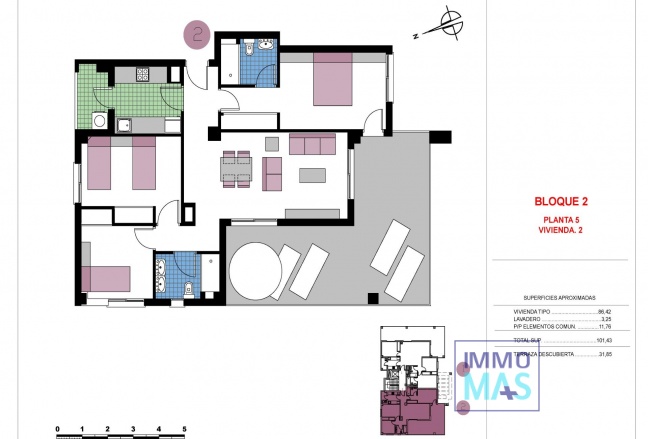 New Build - Apartment - Pilar de la Horadada - Mil Palmeras