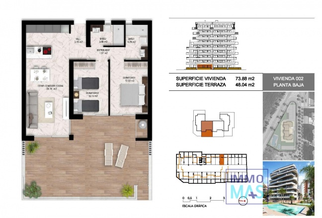 New Build - Apartment - Guardamar del Segura - Puerto