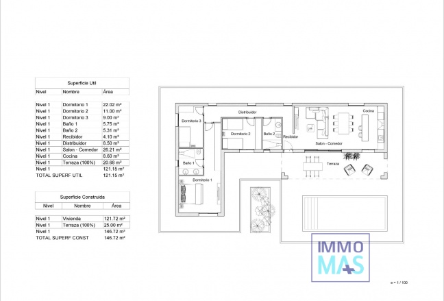 New Build - Villa - Pinoso - Lel