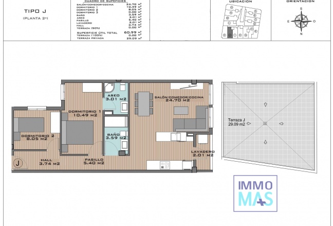 New Build - Apartment - Algorfa - Pueblo