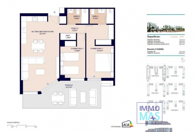 New Build - Apartment - Almerimar - 1ª Linea De Playa