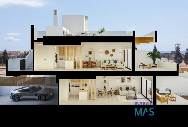 New Build - Apartment - Los Alcazares - Serena Golf